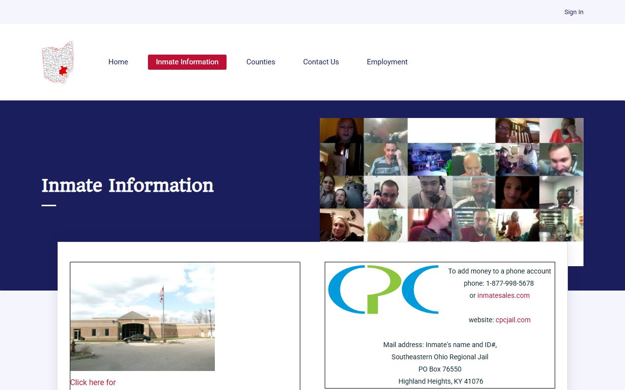 Morgan County inmate records SEORJ inmate information page